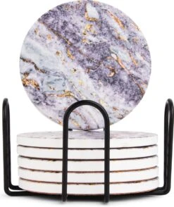 Castagnola Keramische Onderzetters Met Houder – Onderzetters Voor Glazen – Onderzetters Design – Onderzettersset – Drink Onderzetters – Keramisch – Kurk – Set Van 6 – Grijs/Goud 13 Castagnola Keramische Onderzetters Met Houder – Onderzetters Voor Glazen – Onderzetters Design – Onderzettersset – Drink Onderzetters – Keramisch – Kurk – Set Van 6 – Grijs/Goud -Skimask 1008x1200 6