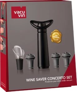 Vacu Vin Wijnpomp Concerto Vacuüm Rubber Zwart 5-delig -Skimask 1010x1200 1