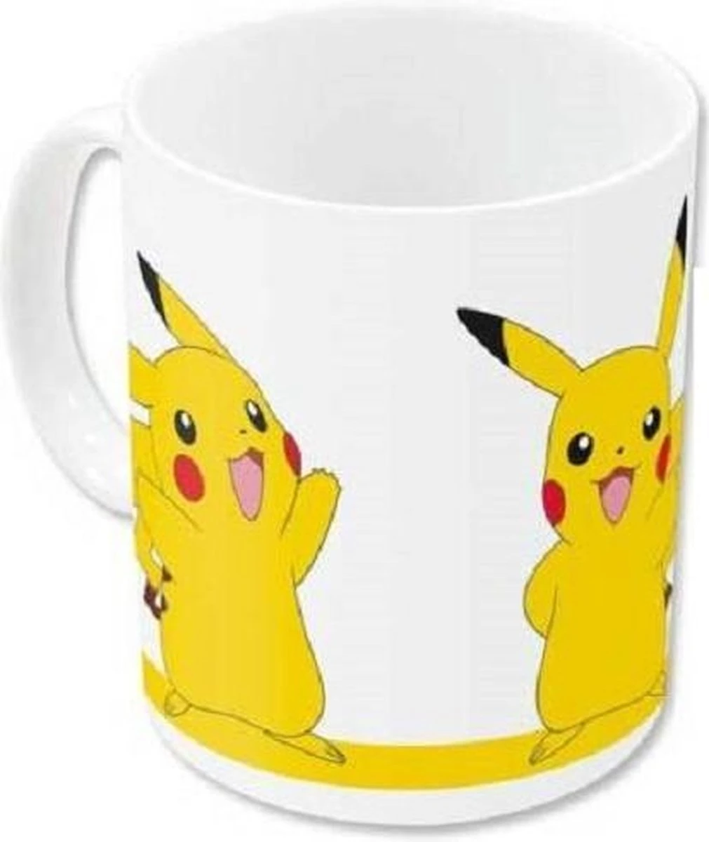Pokémon Mok Pikachu 350 Ml Junior Keramiek Wit/geel 4 Pokémon Mok Pikachu 350 Ml Junior Keramiek Wit/geel - Afbeelding 2