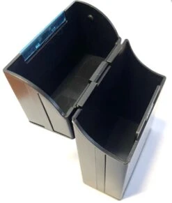 Merkloos Sigaretten Doosje - Donker Zwart - Aluminium - Sigaretten Houder/Hoesje - Weerbestendig - Stevig En Luxe Opbergdoosje -Skimask 1018x1200 3