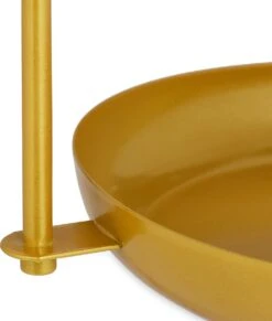 Relaxdays Fruitschaal Etagère 2 Laags - Dubbele Fruitmand Goud - Rond - Keuken - Metaal -Skimask 1018x1200 6