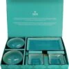 Tokyo Design Studio Glassy Turquoise Sushi Servies - 8 Delig - 2 Persoons -Skimask 1027x1200 7