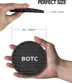 BOTC Siliconen Onderzetters Met Houder - Set Van 10 - Onderzettersset - Onderzetters Voor Glazen - Zwart 16 BOTC Siliconen Onderzetters Met Houder - Set Van 10 - Onderzettersset - Onderzetters Voor Glazen - Zwart -Skimask 1049x1200 5