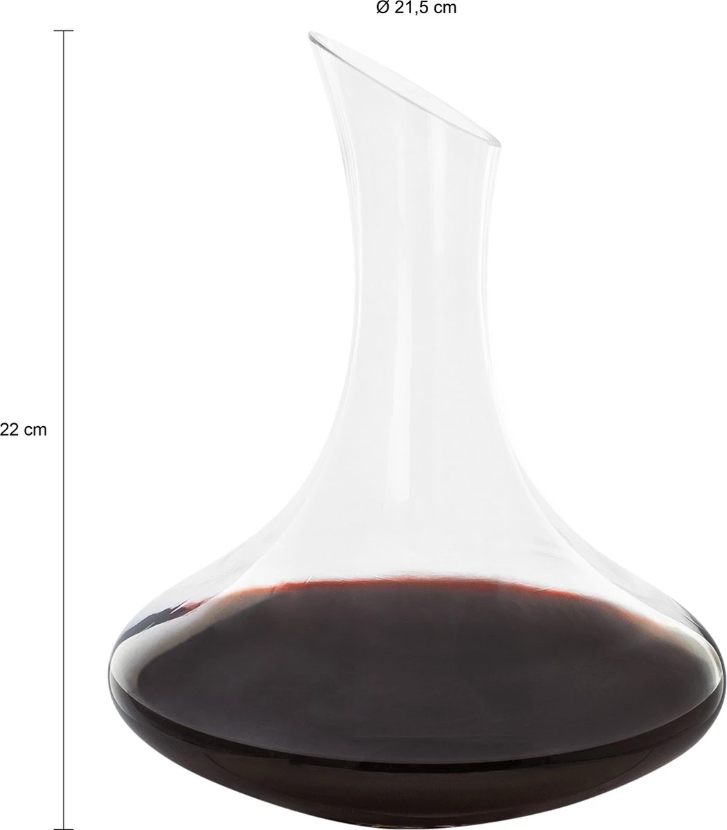 Krumble Decanteer Karaf Met Smalle Hals - Karaf - Schenkkan - Glazen Karaf - Decanteren - Wijnschenker - Rode Wijn - Wijnkan - Kan - Wijnkaraf - Glas - 1.5 Liter - Transparant - 21,5 X 22 Cm 5 Krumble Decanteer Karaf Met Smalle Hals - Karaf - Schenkkan - Glazen Karaf - Decanteren - Wijnschenker - Rode Wijn - Wijnkan - Kan - Wijnkaraf - Glas - 1.5 Liter - Transparant - 21,5 X 22 Cm - Afbeelding 3
