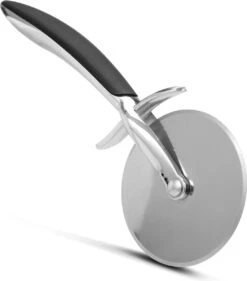 Alheco Pizzasnijder - Pizzaroller - RVS - Zilver/Zwart