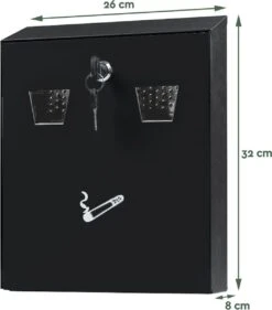 BRASQ Asbak Wandasbak Zwart AT100 -Skimask 1055x1200 2