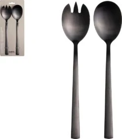 CasaLupo Saladebestek Zwart - 2 Stuks -Skimask 1056x1200 1