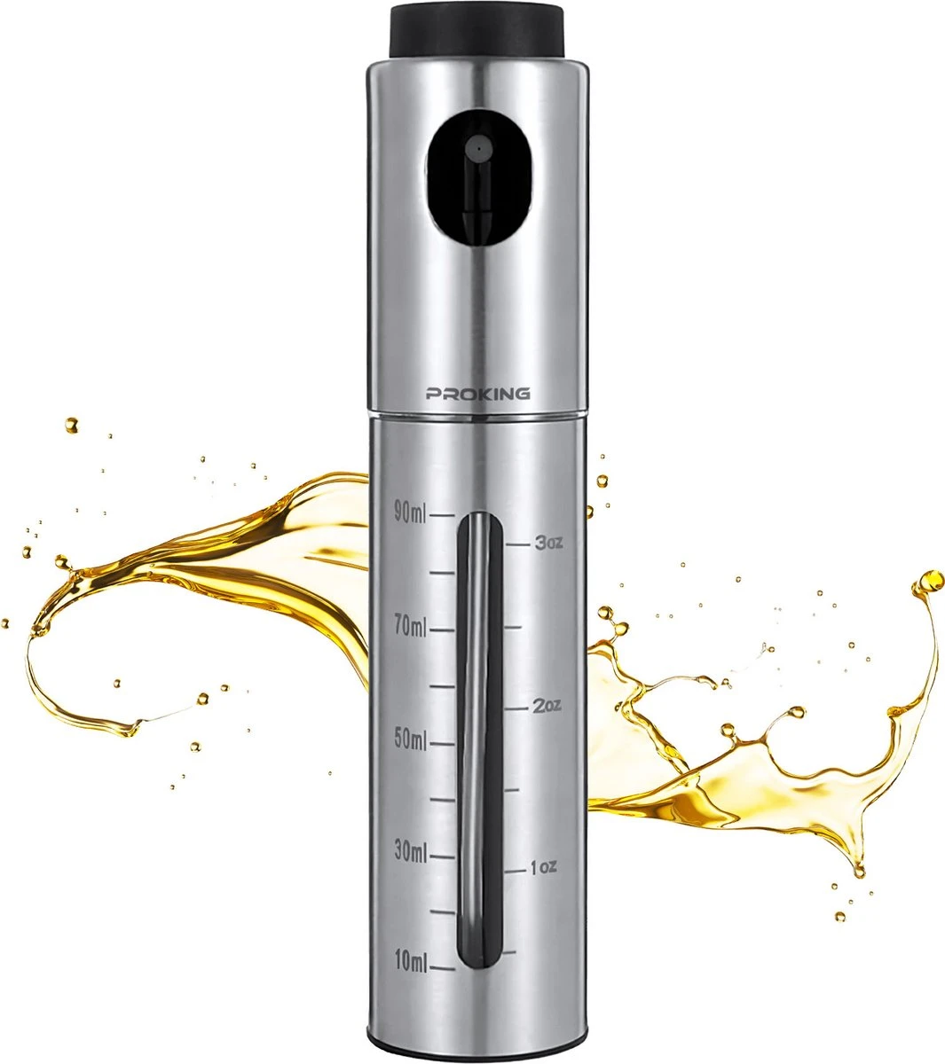 PROKING Olijfolie Sprayer - BBQ Fles Verstuiver - Airfryer Keuken Spray - Kokos Olie - Olijf Olie 3 PROKING Olijfolie Sprayer - BBQ Fles Verstuiver - Airfryer Keuken Spray - Kokos Olie - Olijf Olie