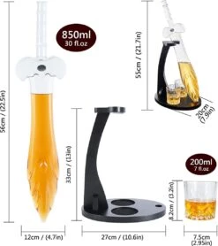 Merkloos Whiskey Decanter Sets - Whisky Decanter & Glass Set | Crystal Decanter Set - Whisky Glazen En Karaf Set - Whiskey Karaf - Luxe Whiskey Set Met Karaf En Glazen - Whiskey Cadeau Set 12 Merkloos Whiskey Decanter Sets - Whisky Decanter & Glass Set | Crystal Decanter Set - Whisky Glazen En Karaf Set - Whiskey Karaf - Luxe Whiskey Set Met Karaf En Glazen - Whiskey Cadeau Set -Skimask 1068x1200 6