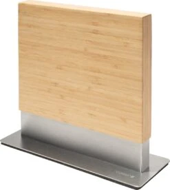 Coninx Vertico Messenhouder Magnetisch - Messenmagneet - RVS Voet - Tweezijdig - RVS / Bamboe