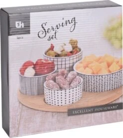 Excellent Houseware Set Van 4x Luxe Hapjes/sausjes/tapas Schaaltjes -Skimask 1074x1200 2