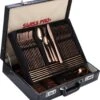Swiss Pro+ Bestekset In Koffer-72 Delig-12 Persoons-Zwitsers Kwaliteit-Complete Set-100% Roestvrijstaal-Rose Gold 24k-Rose Goud 24K -Skimask 1075x1200 1