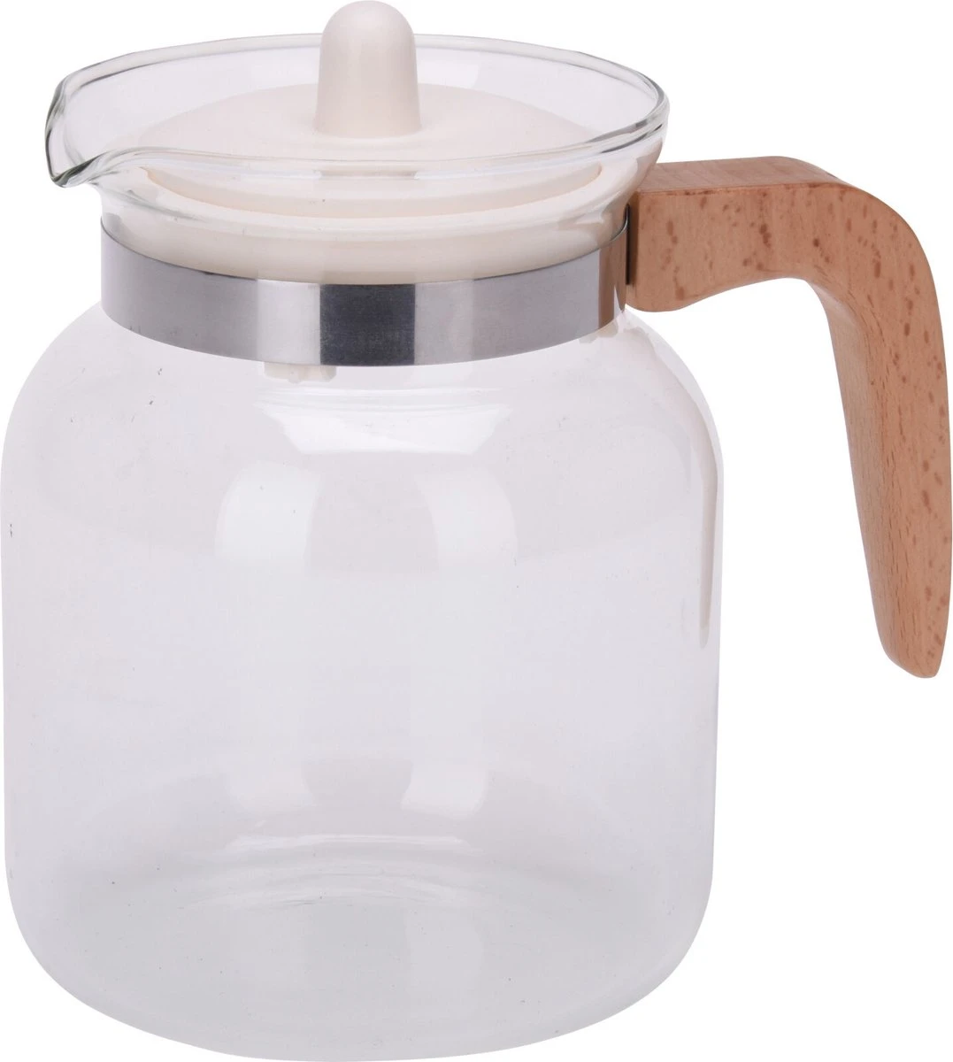 Excellent Houseware Borosilicaat Glazen Theepot Met Infuser / Theefilter Van 1.5 Liter 3 Excellent Houseware Borosilicaat Glazen Theepot Met Infuser / Theefilter Van 1.5 Liter