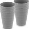 In Round Herbruikbare Plastic Drink Bekers – 10 Stuks – Grijs -Skimask 1082x1200 3