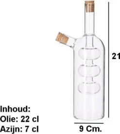 Merkloos Decopatent® 2in1 Olie En Azijnstel Glas - Bolvorm Met Kurken - Glazen Azijnfles & Oliefles In 1 - Oil And Vinegar - 9 X 9 X 21 Cm 11 Merkloos Decopatent® 2in1 Olie En Azijnstel Glas - Bolvorm Met Kurken - Glazen Azijnfles & Oliefles In 1 - Oil And Vinegar - 9 X 9 X 21 Cm -Skimask 1082x1200 4