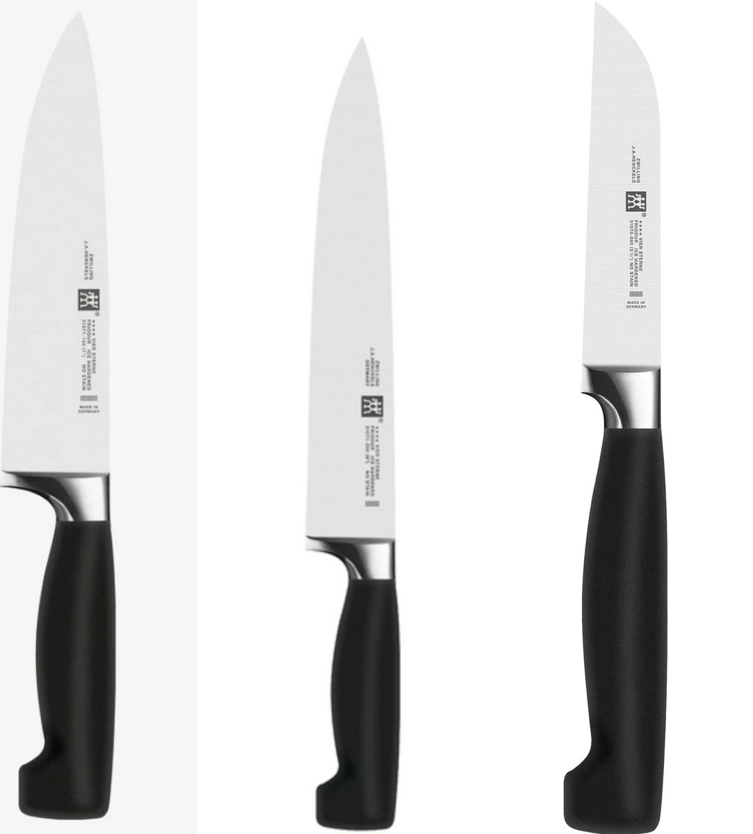 Zwilling Four Star 3-delige Professionele Messenset 3 Zwilling Four Star 3-delige Professionele Messenset