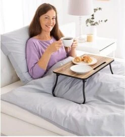 Dienblad - Uitklapbare Pootjes - Zwart Metaal - Ontbijt Op Bed - MDF - 52x30x22 Cm 15 Dienblad - Uitklapbare Pootjes - Zwart Metaal - Ontbijt Op Bed - MDF - 52x30x22 Cm -Skimask 1088x1200 8