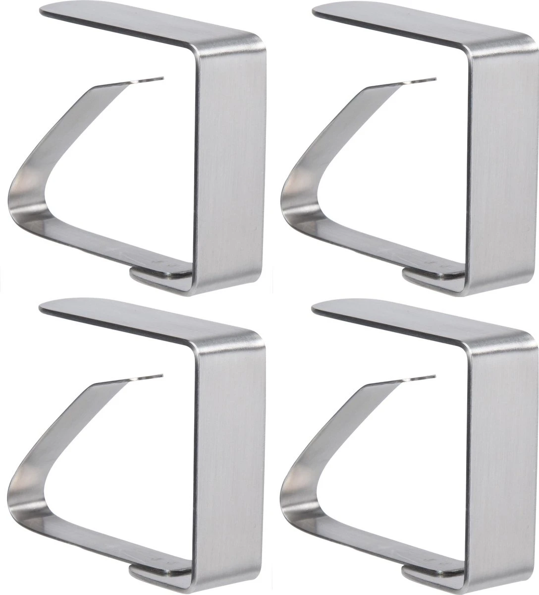 Merkloos 4x Tafelkleed Klemmen RVS 5 X 6 Cm - Tuinartikelen - Tafelkleed Vastzetten - Tafelkleedklemmen - Tafellakenklemmen - Tafelzeilklemmen - Klemmetjes 4x Stuks 3 Merkloos 4x Tafelkleed Klemmen RVS 5 X 6 Cm - Tuinartikelen - Tafelkleed Vastzetten - Tafelkleedklemmen - Tafellakenklemmen - Tafelzeilklemmen - Klemmetjes 4x Stuks