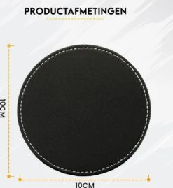 Vaja Trends Luxe Leren Onderzetters Voor Glazen - Met Houder - Set Van 10 - Zwart - Waterafstotend En Hittebestendig 16 Vaja Trends Luxe Leren Onderzetters Voor Glazen - Met Houder - Set Van 10 - Zwart - Waterafstotend En Hittebestendig -Skimask 1103x1200 11