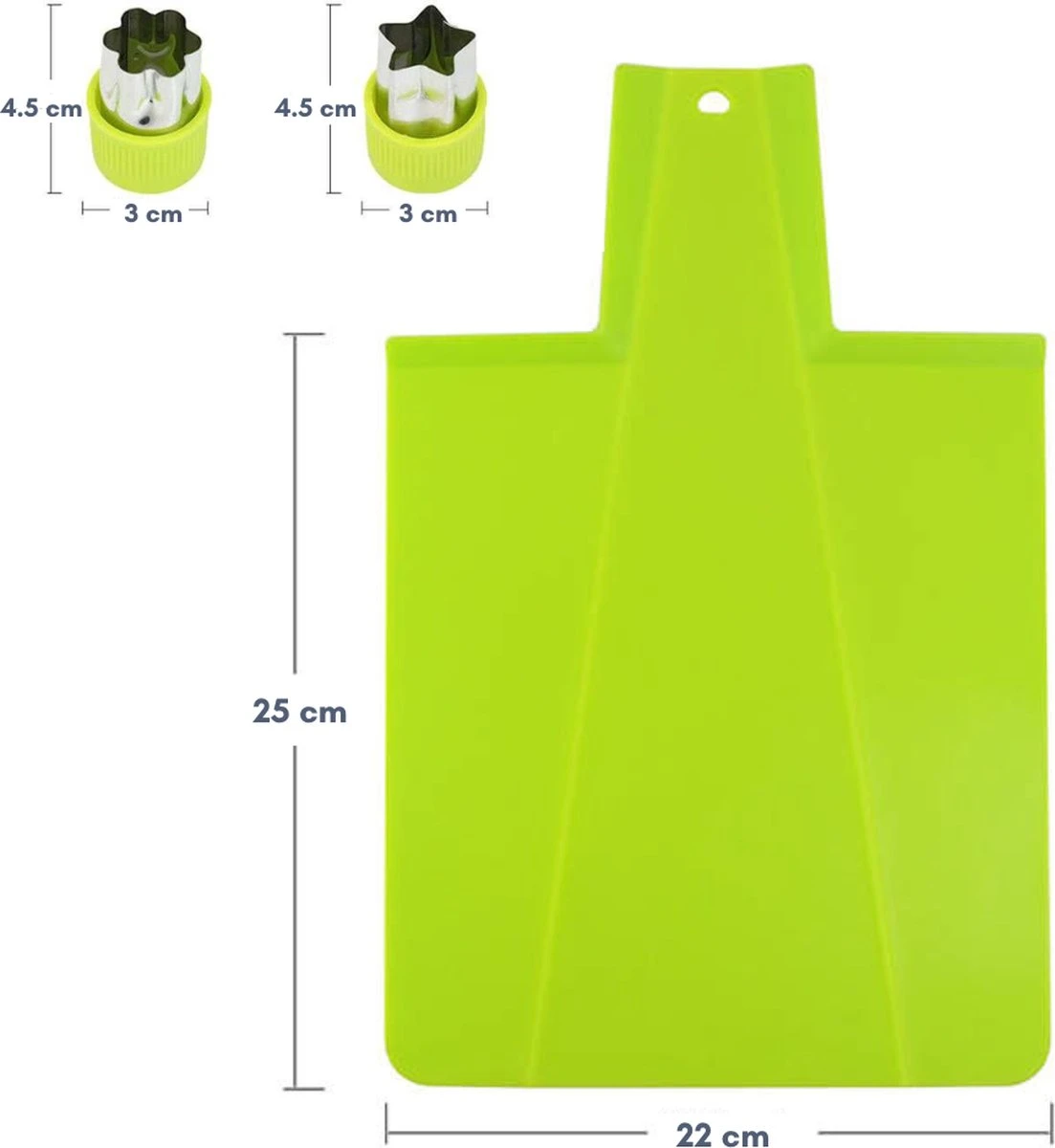 Kindermessen Set – 8 Delig - Kindvriendelijke Messen – Messenset Voor Kinderen – Kindermes - Gekleurde Kindermessen - Koken Met Kinderen - Kindermessen Set Met Snijplank – Uitsteekvormpjes 12 Kindermessen Set – 8 Delig - Kindvriendelijke Messen – Messenset Voor Kinderen – Kindermes - Gekleurde Kindermessen - Koken Met Kinderen - Kindermessen Set Met Snijplank – Uitsteekvormpjes - Afbeelding 10