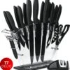 Aye Kitchen Messenset Met Blok - 17-Delig - Keukenmessen Incl. Koksmes - Messenslijper & Keukenschaar - Anti Kleeflaag -Skimask 1106x1200 3