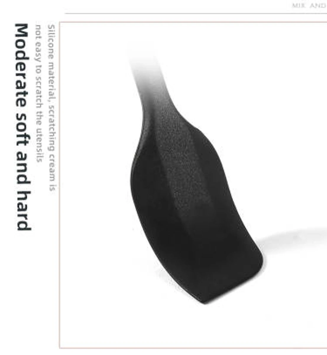 Spatel Set - Siliconen - Merkloos - 6 Stuks - Kleur Mix - Koken 7 Spatel Set - Siliconen - Merkloos - 6 Stuks - Kleur Mix - Koken - Afbeelding 5