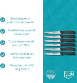 Sens Design Zwarte Broodmessen – Set Van 6 Gekartelde Broodmesjes -Skimask 1111x1200 2