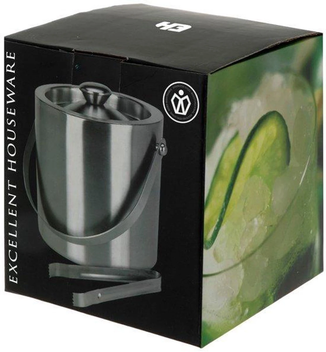 Excellent Houseware RVS IJsemmer Met Tang 4 Excellent Houseware RVS IJsemmer Met Tang - Afbeelding 2