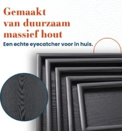 MIRO Houten Dienblad Vierkant - Decoratieve Dienbladen - Serveerblad - Sierblad - 36 X 36 CM - Zwart -Skimask 1120x1200 3