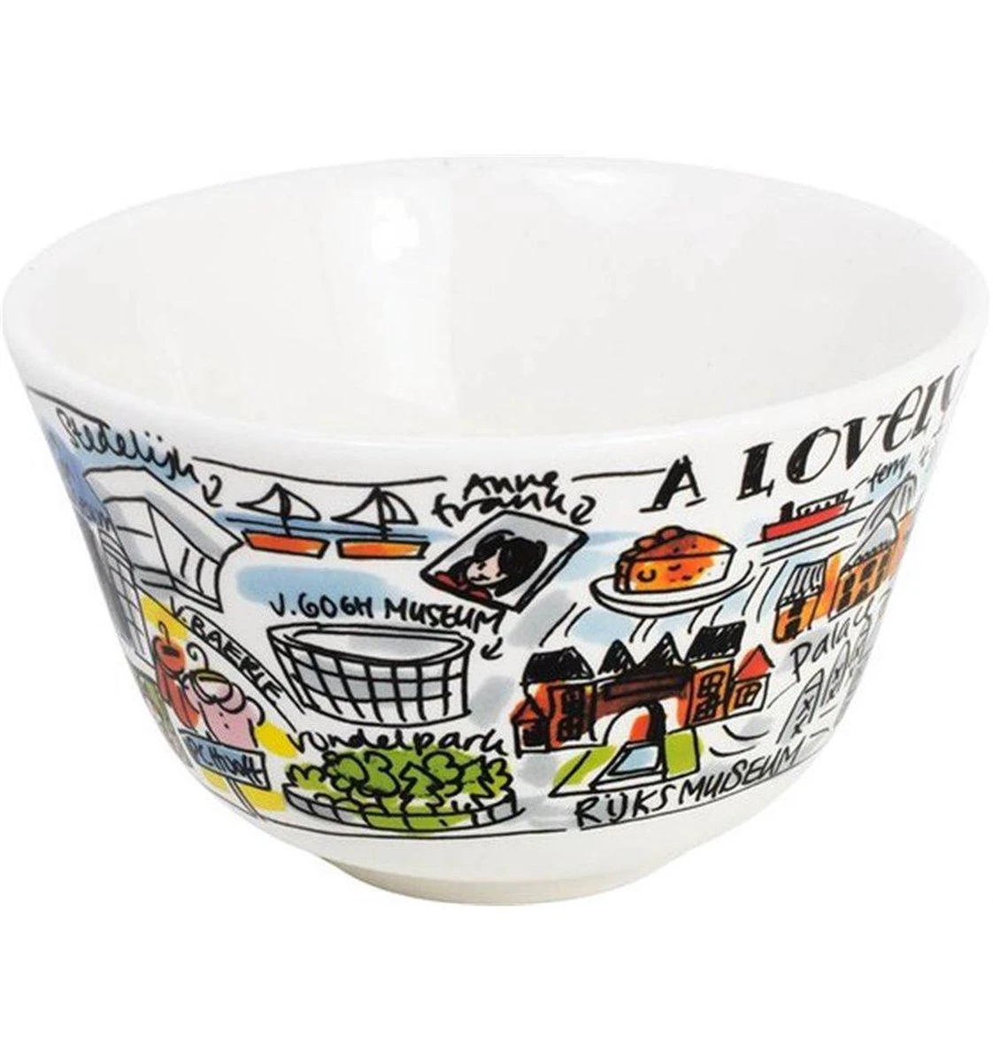 Blond Amsterdam City Amsterdam Kom - Ø 14 Cm 6 Blond Amsterdam City Amsterdam Kom - Ø 14 Cm - Afbeelding 4