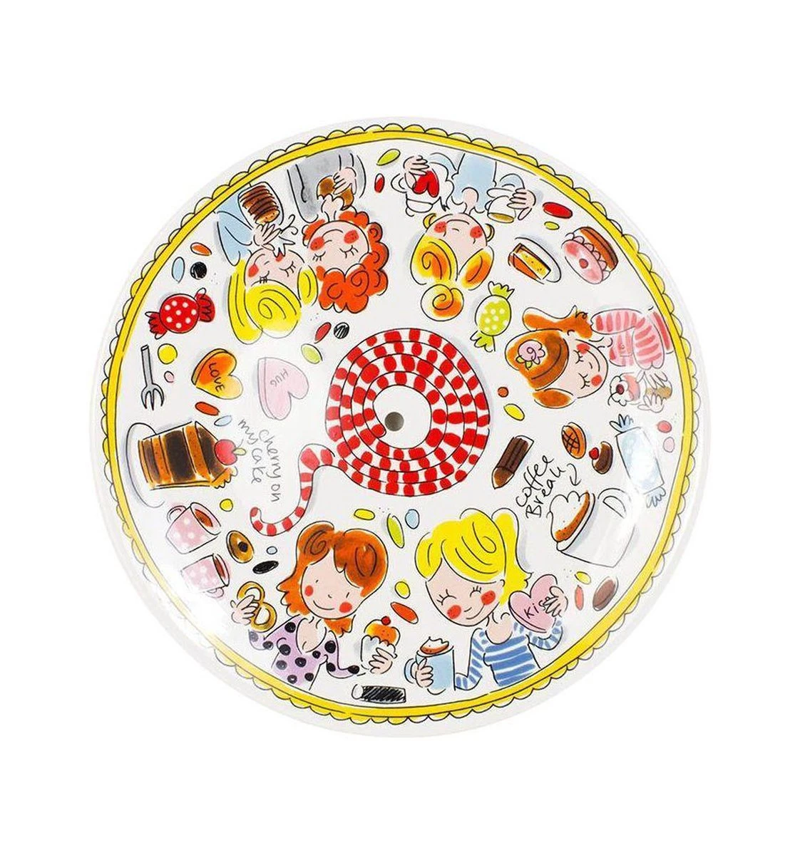 Blond Amsterdam Even Bijkletsen Etagère - 3 Laags - ∅26cm+∅22cm+∅18 Cm 6 Blond Amsterdam Even Bijkletsen Etagère - 3 Laags - ∅26cm+∅22cm+∅18 Cm - Afbeelding 4