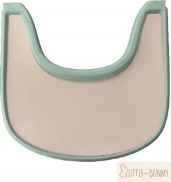 LITTLE-BUNNY Silicone Placemat Past Perfect Op De STOKKE Tripp Trapp Kinderstoel Perzik Roze