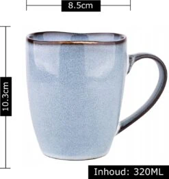 Koffiekopjes - Cappuccino Kop - Theemok - Koffiebeker - Blauw - 320ml - Set Van 6 14 Koffiekopjes - Cappuccino Kop - Theemok - Koffiebeker - Blauw - 320ml - Set Van 6 -Skimask 1131x1200 4