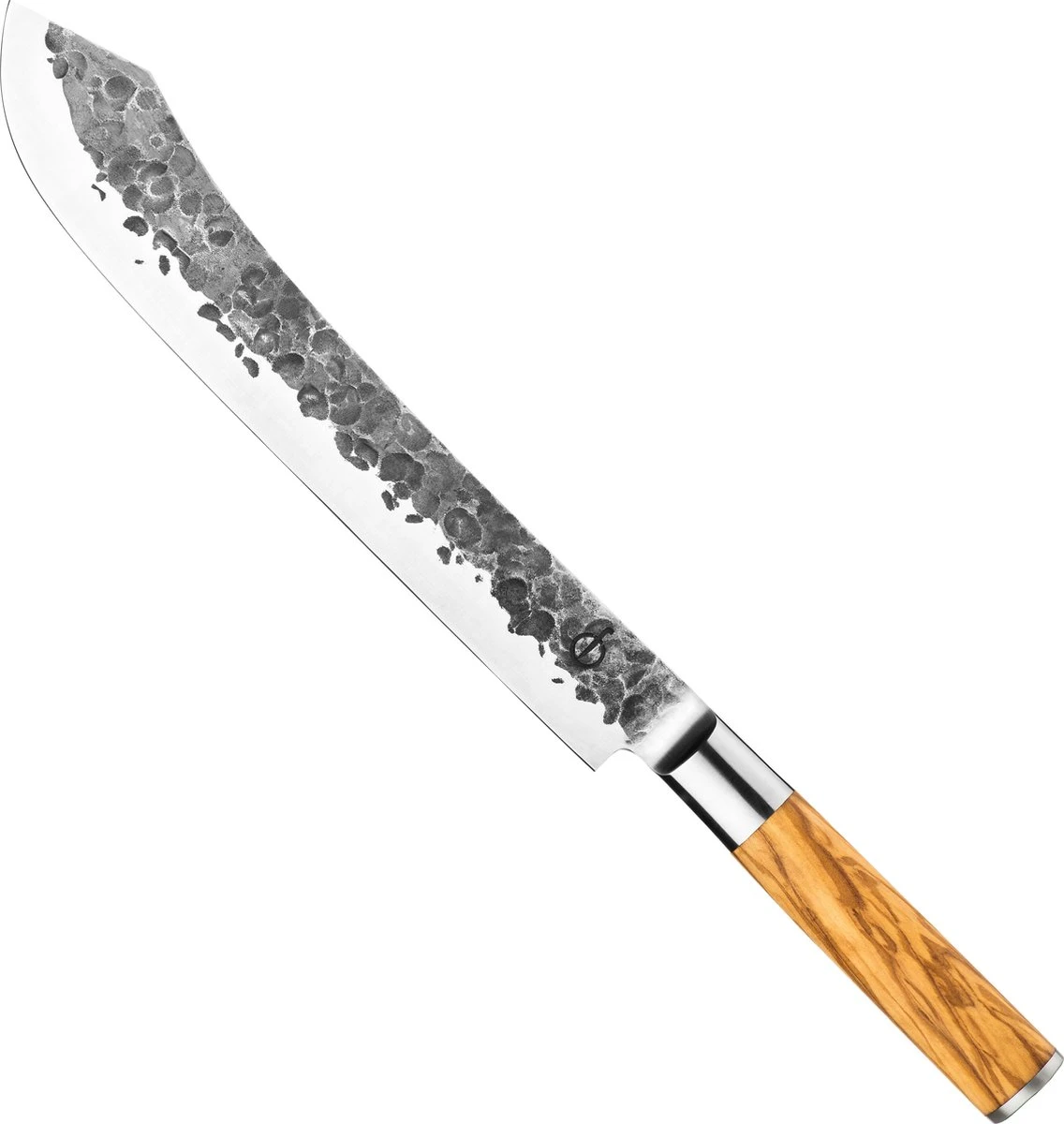 Forged Olive Slagersmes 25.5cm - Olijfhout - In Houten Giftbox 3 Forged Olive Slagersmes 25.5cm - Olijfhout - In Houten Giftbox