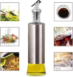 Waterval RVS Olijfoliefles Set Deluxe 500ML - Olieflessen Met Schenktuit – 3 Olijfolie Flessen - Olie Fles Glas - Cadeautip 22 Waterval RVS Olijfoliefles Set Deluxe 500ML - Olieflessen Met Schenktuit – 3 Olijfolie Flessen - Olie Fles Glas - Cadeautip -Skimask 1137x1200 12