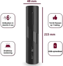 Elektrische Kurkentrekker Oplaadbaar - Wijnset - Wijn Accessoires 24 Elektrische Kurkentrekker Oplaadbaar - Wijnset - Wijn Accessoires -Skimask 1140x1200 4