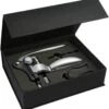 Merkloos Kurkentrekker De Luxe - Flessenopener - Wijnopener - Hoogwaardig Aluminium - 3 Delig - Geschenkdoos - Giftset - Cadeau -Skimask 1141x1200 2