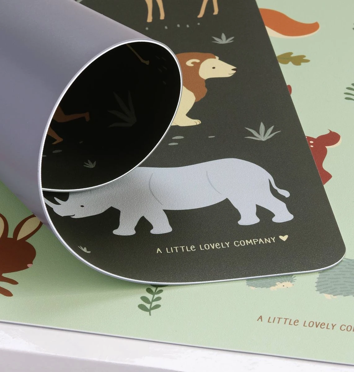 Placemat Voor Kinderen: Savanne - A Little Lovely Company 4 Placemat Voor Kinderen: Savanne - A Little Lovely Company - Afbeelding 2