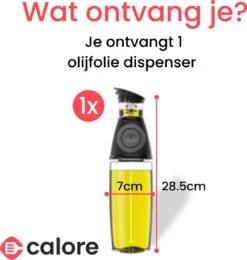 ® Calore - Olie- & Azijnstel - Olijfolie Fles Deluxe - Olijfolie Dispenser - Olie Doseerfles - Oliefles - Keuken - Bbq Accesoires - Oliefles - Doseer Fles- 500ML -Skimask 1142x1200 14