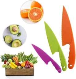 Kindermessen - Kinderbestekset - Set Van 3 - Kindermes - Vaatwasser Veilig