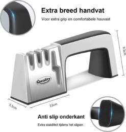 Messenslijper – Doortrekslijper Set - Messen En Scharen Slijpen - Scharenslijper - 4-in-1 – INCLUSIEF 2x Snijbestendige Handschoen - Qwality 16 Messenslijper – Doortrekslijper Set - Messen En Scharen Slijpen - Scharenslijper - 4-in-1 – INCLUSIEF 2x Snijbestendige Handschoen - Qwality -Skimask 1148x1200