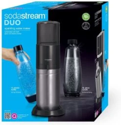 SodaStream DUO - Zwart - Incl. Quick Connect Koolzuurcilinder - Met 1 Glazen En 1 Herbruikbare Plastic Fles 23 SodaStream DUO - Zwart - Incl. Quick Connect Koolzuurcilinder - Met 1 Glazen En 1 Herbruikbare Plastic Fles -Skimask 1154x1200 3