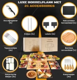 Tapasplank - Borrelplank - Serveerplank - Kaasplank - Hapjesplank - Inclusief Kaasmesjes - Taspasplank Bamboe - Borrelplank Rond - Inclusief Ebook - 41 Cm 10 Tapasplank - Borrelplank - Serveerplank - Kaasplank - Hapjesplank - Inclusief Kaasmesjes - Taspasplank Bamboe - Borrelplank Rond - Inclusief Ebook - 41 Cm -Skimask 1159x1200 9