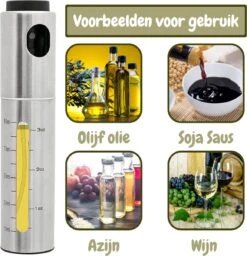 Olijfolie Sprayer - Olie Spray - Cooking Spray - Bakspray - 2 Stuks - RVS - Premium Quality - Gift Box - Inclusief Accessoires - -Skimask 1160x1200 4