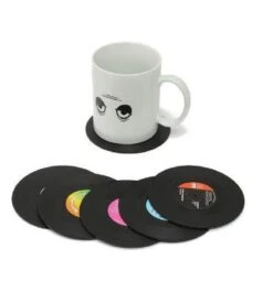 Merkloos LP Vinyl Onderzetters - 6 Stuks 12 Merkloos LP Vinyl Onderzetters - 6 Stuks -Skimask 1162x1200 10