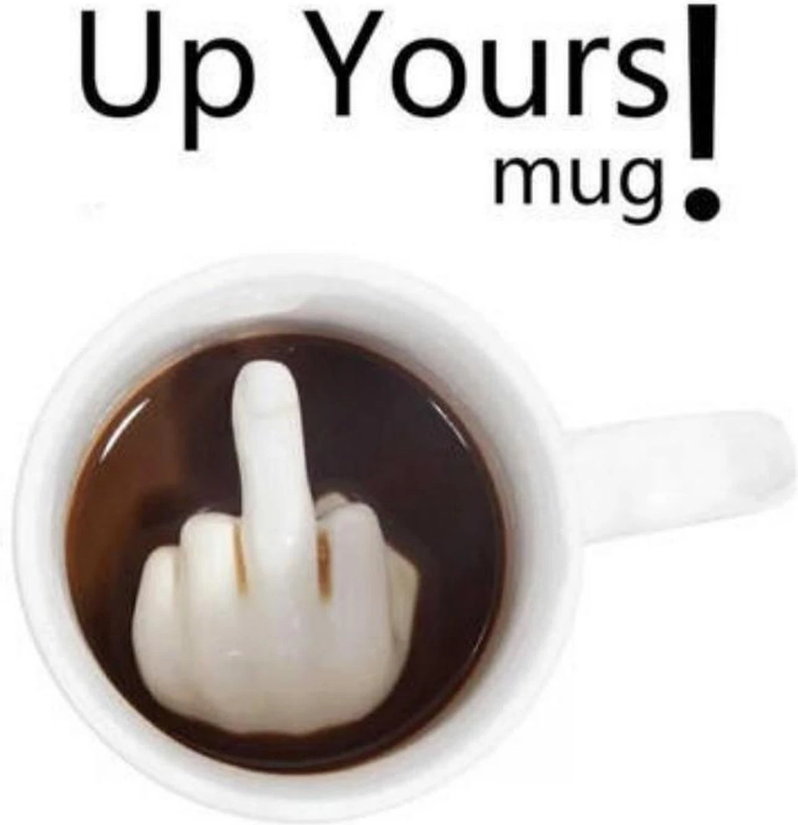 Merkloos Middelvinger Koffiemok - Grappig - Creatief - Perfect Cadeau - Humor - Thee - Melk - Keramiek 3 Merkloos Middelvinger Koffiemok - Grappig - Creatief - Perfect Cadeau - Humor - Thee - Melk - Keramiek