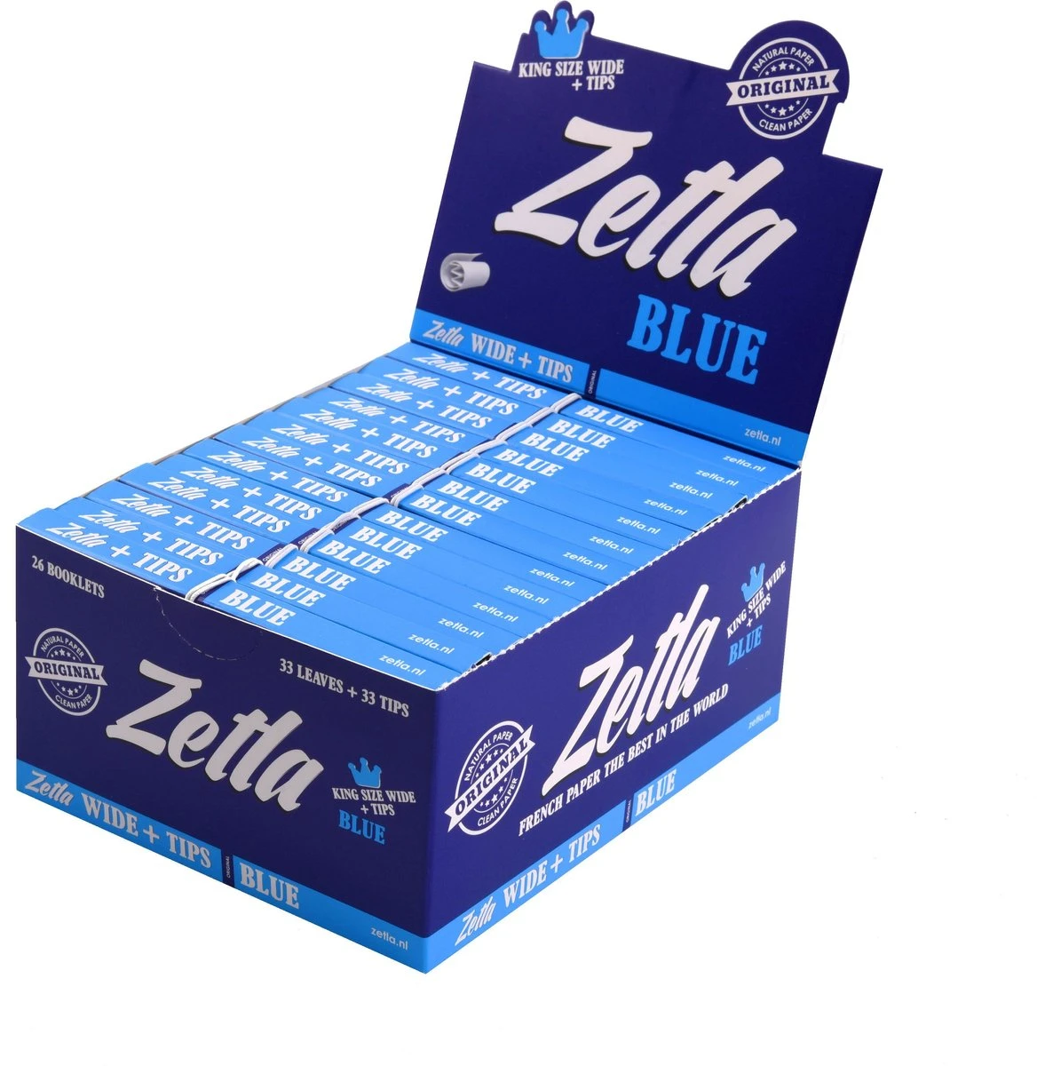 Vloeipapier | Vloei | Breed + Filtertips | Zetla Blauw 3 Vloeipapier | Vloei | Breed + Filtertips | Zetla Blauw