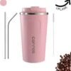 Thermosbeker - Koffiebeker To Go - Travel Mug - Dubbelwandig, RVS & Lekvrij - Thermosbeker Koffie - 380 ML – Roze 1 Thermosbeker - Koffiebeker To Go - Travel Mug - Dubbelwandig, RVS & Lekvrij - Thermosbeker Koffie - 380 ML – Roze -Skimask 1169x1200 3