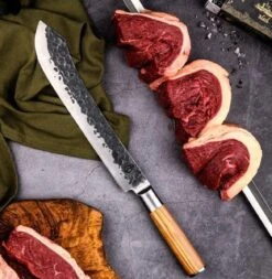 Forged Olive Slagersmes 25.5cm - Olijfhout - In Houten Giftbox 28 Forged Olive Slagersmes 25.5cm - Olijfhout - In Houten Giftbox -Skimask 1170x1200