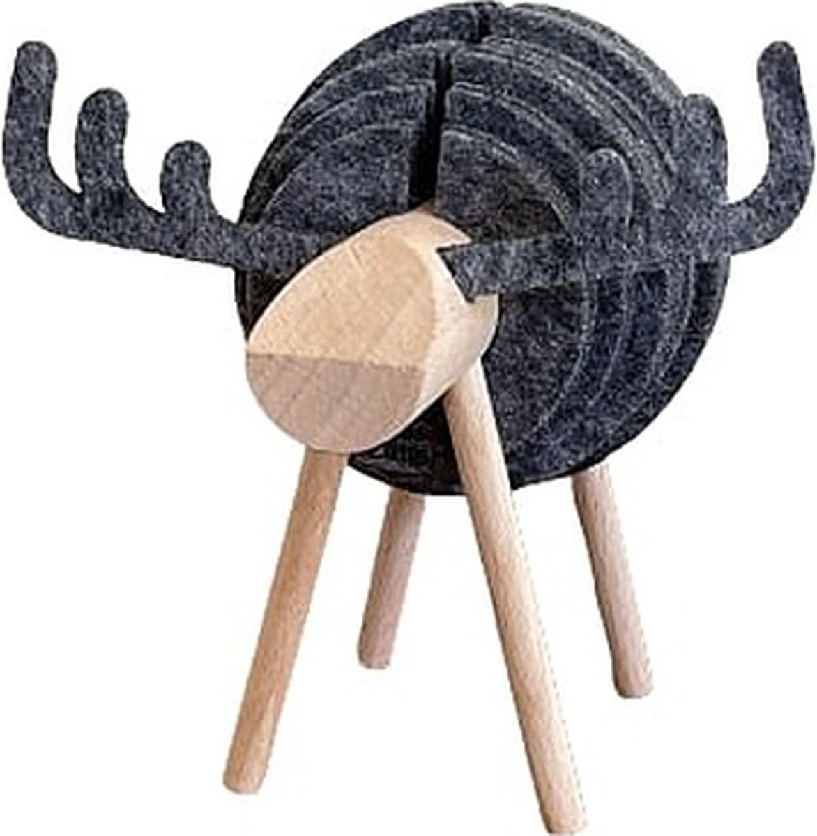 O.N. Der Zetter - Onderzetters Voor Glazen - Houten Rendier XL Met 12 Vilten Onderzetters - Groot - Rond - Donkergrijs - Bruin - Decoratie - Hittebestendig - Housewarming - Afscheid - Kado - Verjaardag - Man - Vrouw - Pasen Cadeau Feest Uniek 25 Euro 3 O.N. Der Zetter - Onderzetters Voor Glazen - Houten Rendier XL Met 12 Vilten Onderzetters - Groot - Rond - Donkergrijs - Bruin - Decoratie - Hittebestendig - Housewarming - Afscheid - Kado - Verjaardag - Man - Vrouw - Pasen Cadeau Feest Uniek 25 Euro